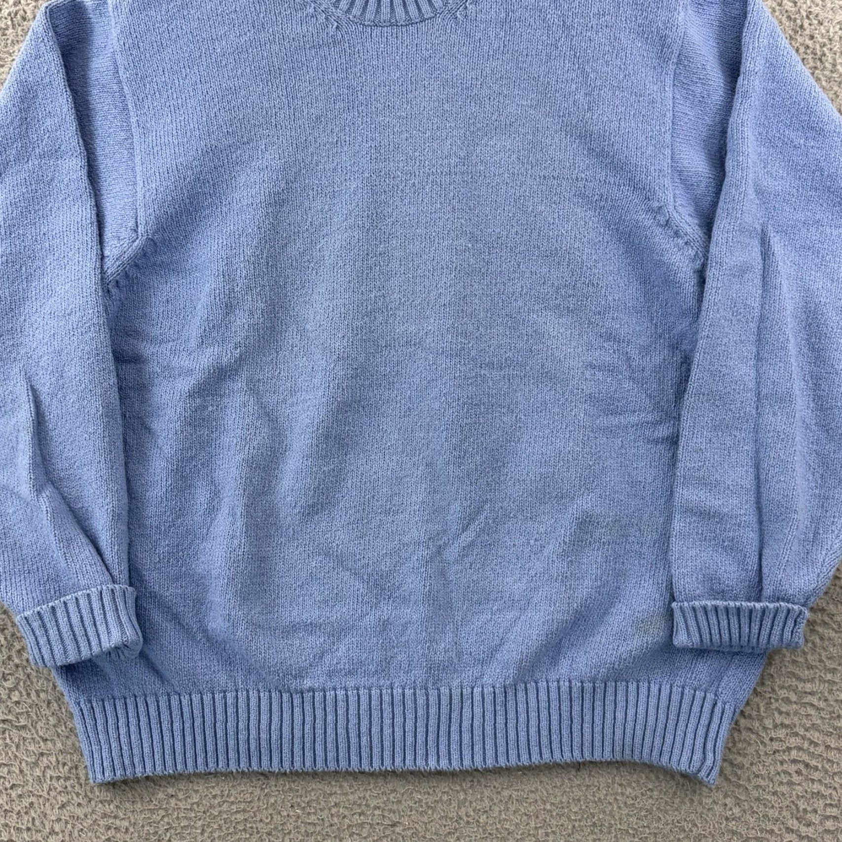 Brooks Brothers VINTAGE Brooks Brothers Sweater Mens XL Blue Crewneck Pullover Knit Size US XL / EU 56 / 4 - 2 Thumbnail