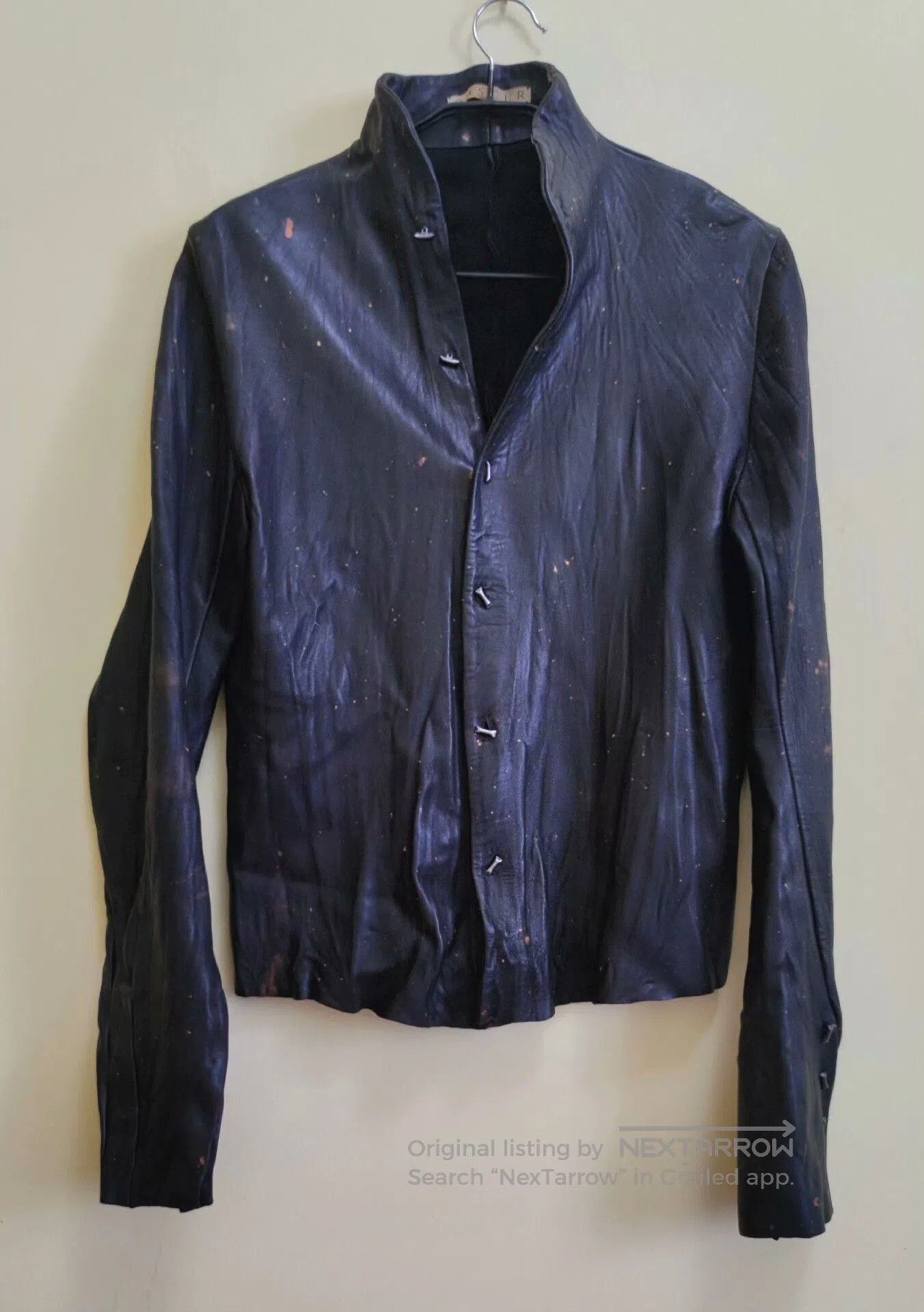 Rick Owens Obscur Vintage Black Leather Jacket. Size US M / EU 48-50 / 2 - 9 Thumbnail