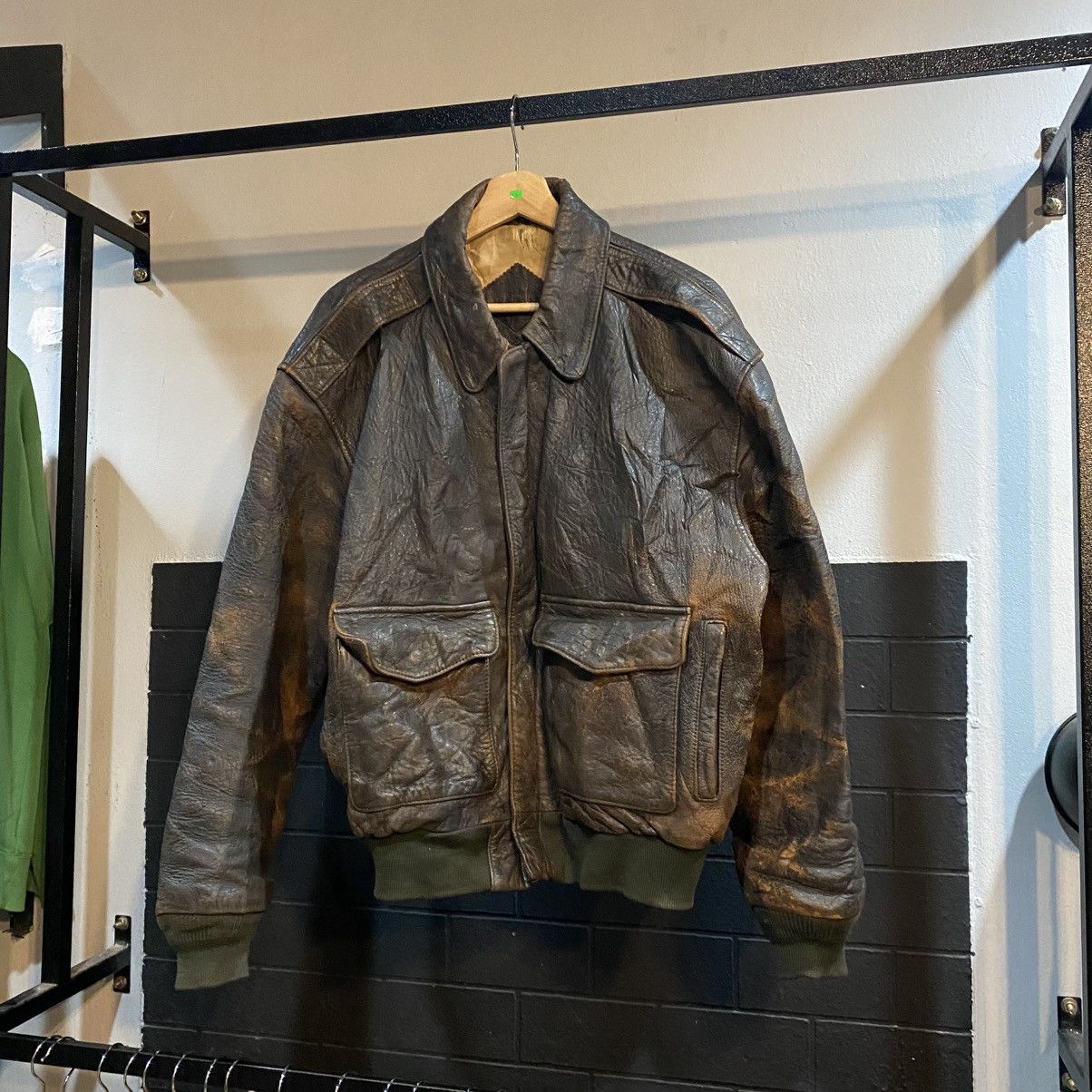 Men's Avirex Leather Jackets | Grailed