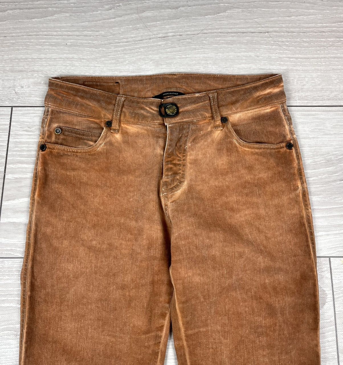 plein sud Plein Sud Jeanius Avante Garde Washed Skinny Womens Pants Size 28" / US 6 / IT 42 - 5 Thumbnail