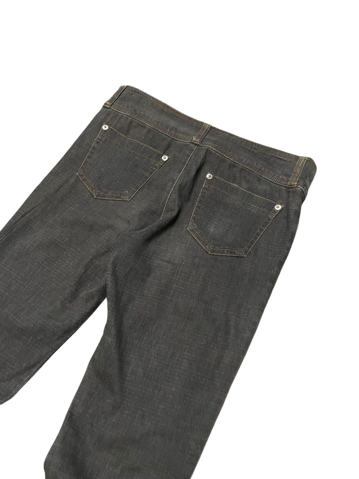 Le Grande Bleu (L.G.B.) JokyGal Japan Zip up Flare Stacked Jeans Size US 28 / EU 44 - 12 Thumbnail