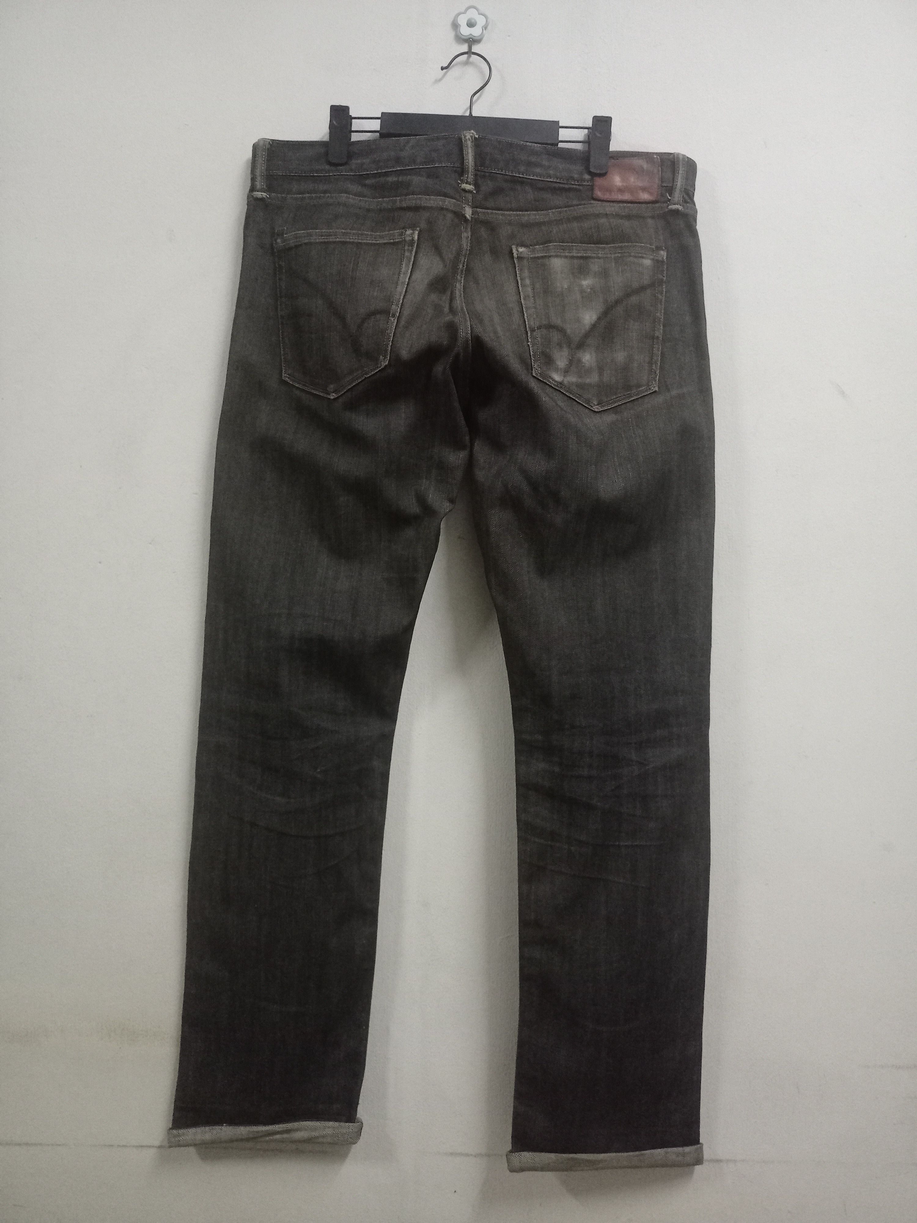Japanese Brand Vintage Japanese Back Number Selvedge Loose Jeans Size US 37 - 2 Thumbnail