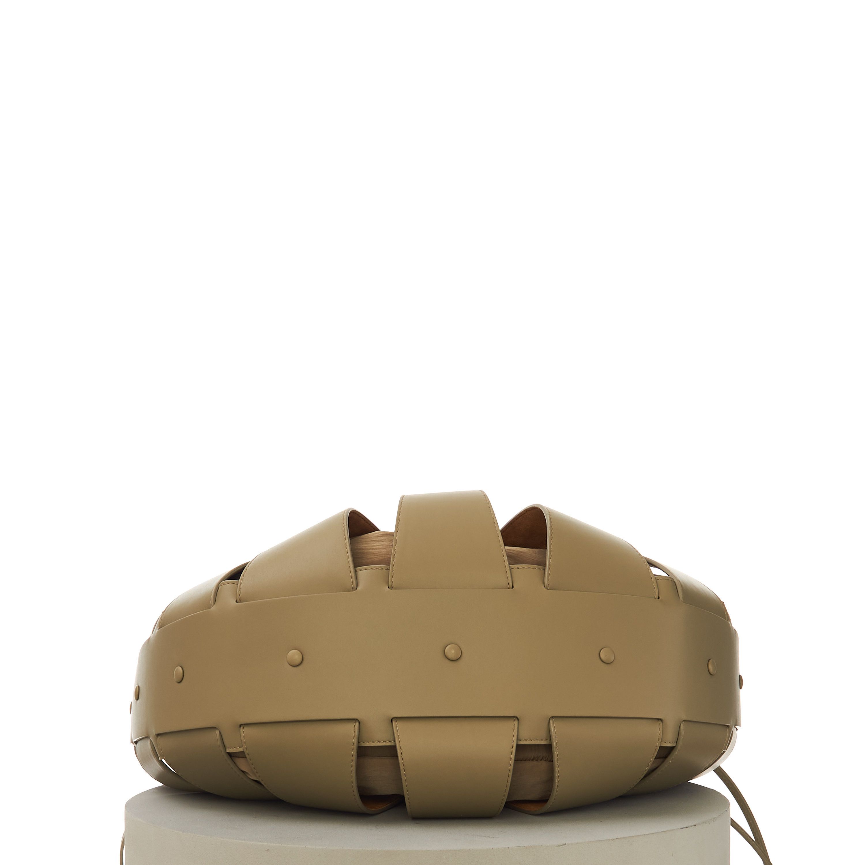 Bottega Veneta SHELL Medium Tote Bag In Taupe Cut-out Leather Size ONE SIZE - 11 Thumbnail