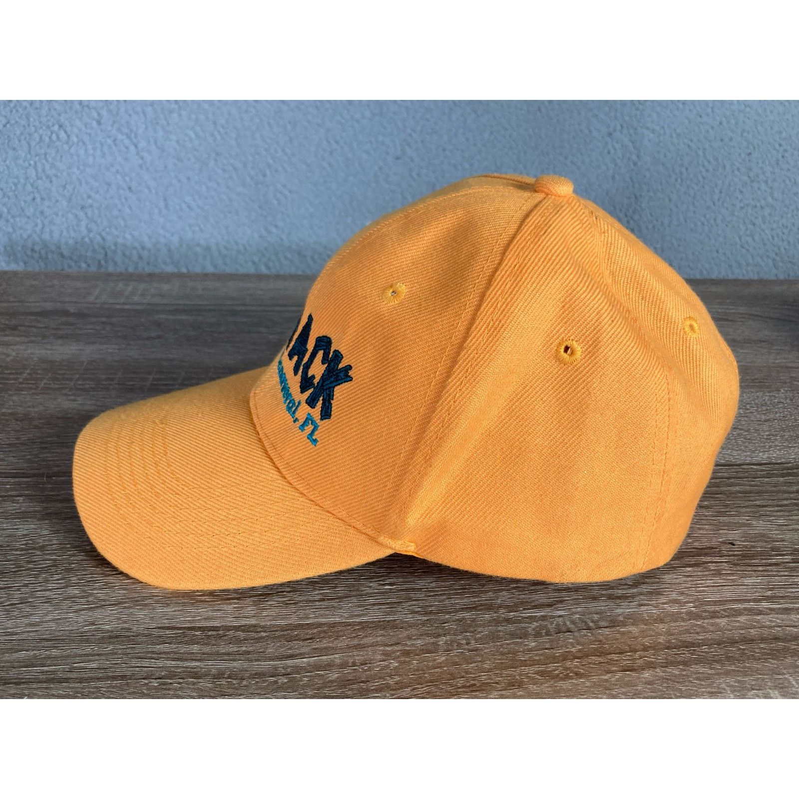 Vintage Larry's Shack Port Canaveral Orange Embroidered Hat Size ONE SIZE - 5 Thumbnail