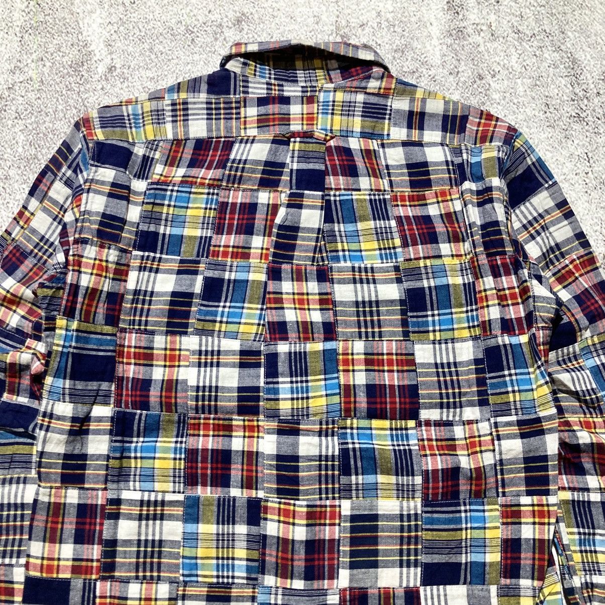 Japanese Brand 2000s Onboard Patchwork Madrass Shirt Japanese Kapital Style Size US S / EU 44-46 / 1 - 11 Thumbnail