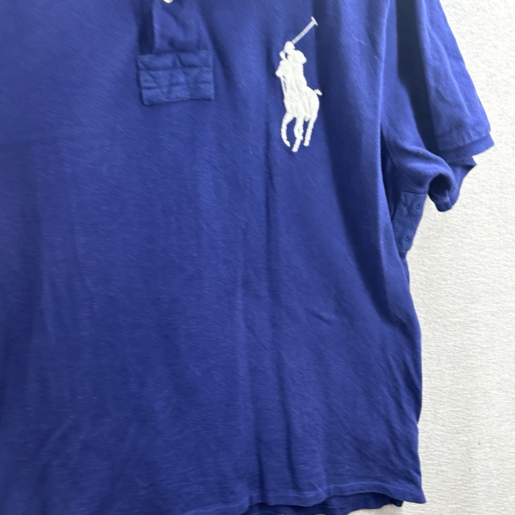 Polo Ralph Lauren Polo Ralph Lauren Polo Shirt Mens XXL Blue Big Pony #3 Rugby Short Sleeve Pique Size US XXL / EU 58 / 5 - 3 Thumbnail