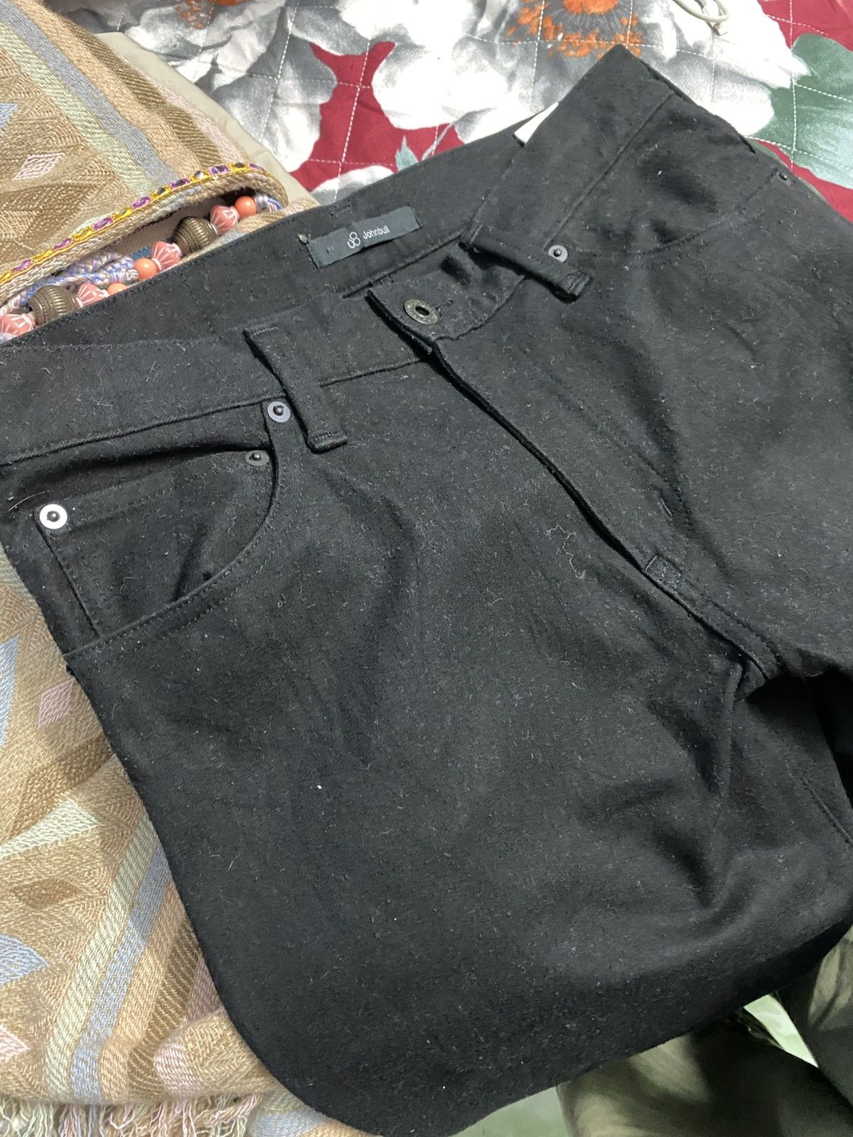 Johnbull Johnbull Super Black Jeans Size US 31 - 5 Thumbnail