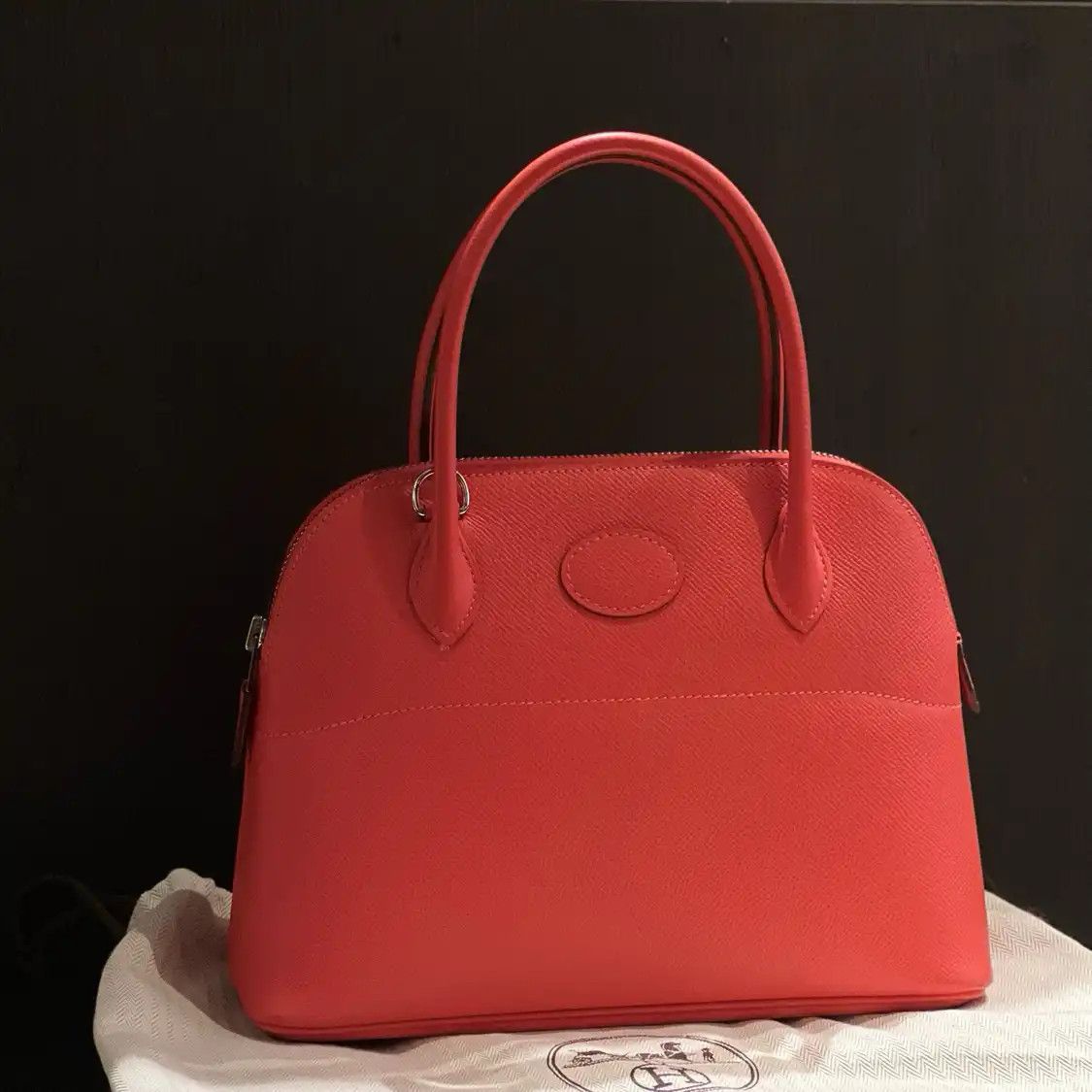 Hermes Hermes Bolide 27 Lotus Gold / orange-red Epsom cowhide leather Bolide bag should Size ONE SIZE - 1 Thumbnail