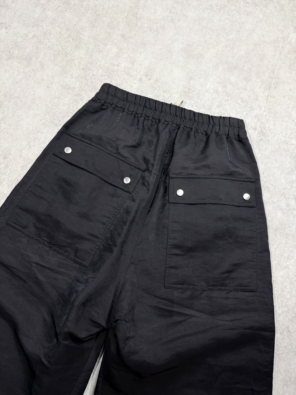 Rick Owens Rick Owens mainline Geth Belas Lido SS24 black Silk / Nylon Size 25" / US 0 / IT 36 - 4 Thumbnail