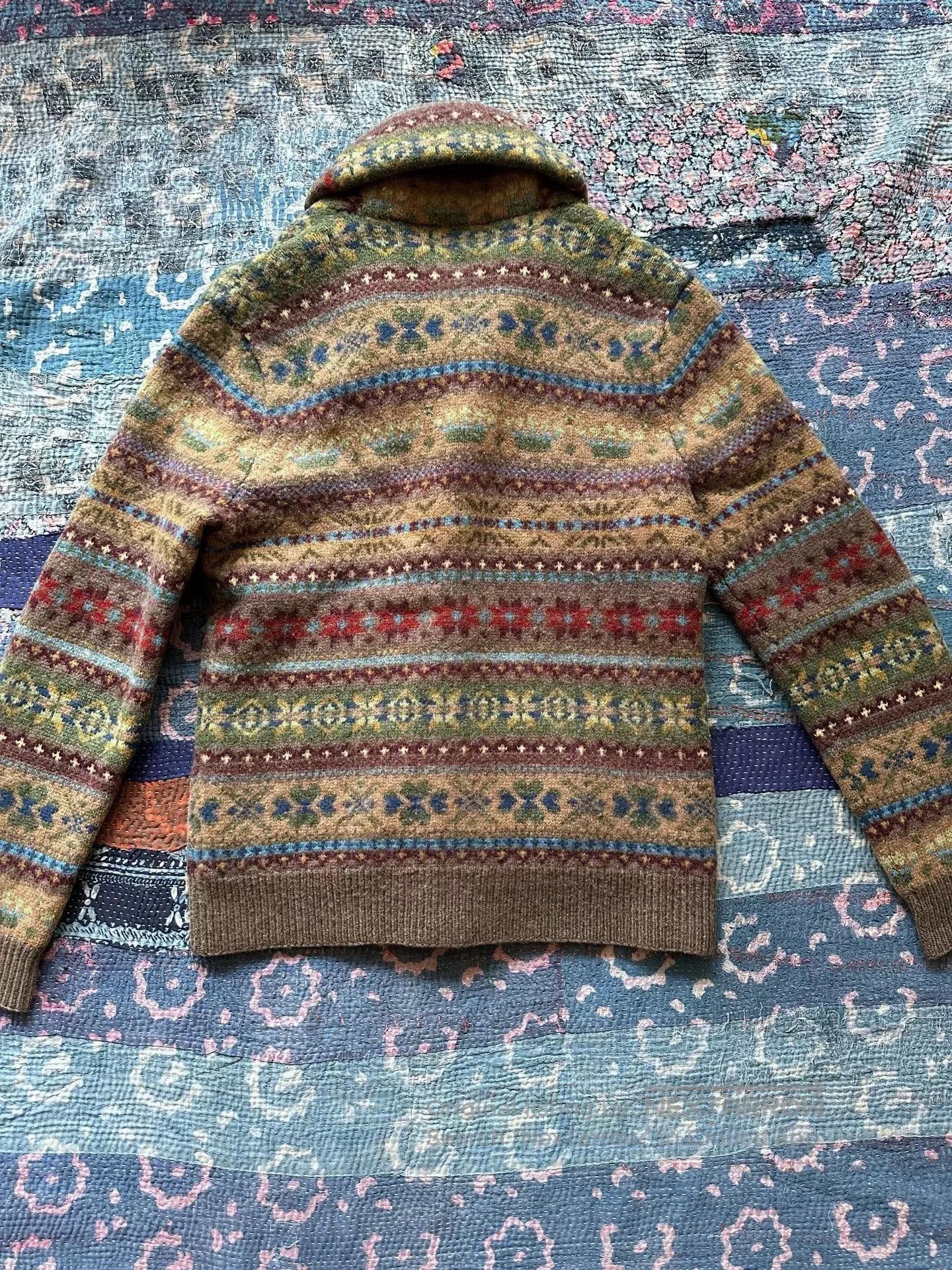 RRL Ralph Lauren RRL Wool Fair Isle Stripe Sweater. Size US M / EU 48-50 / 2 - 2 Thumbnail