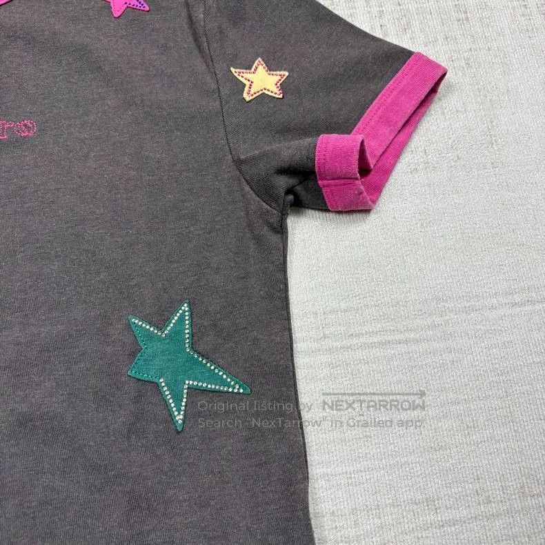 Vintage Moromoro Star Embroidered Short Sleeve T. Size US M / EU 48-50 / 2 - 4 Thumbnail