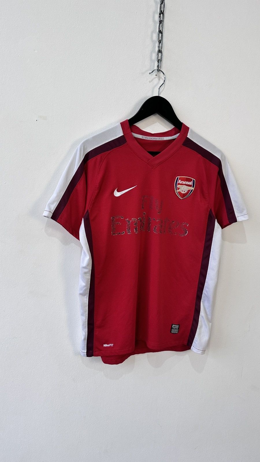 Nike Arsenal 2008-2010 Home Football Shirt Nike Jersey Red/White Size US M / EU 48-50 / 2 - 2 Thumbnail