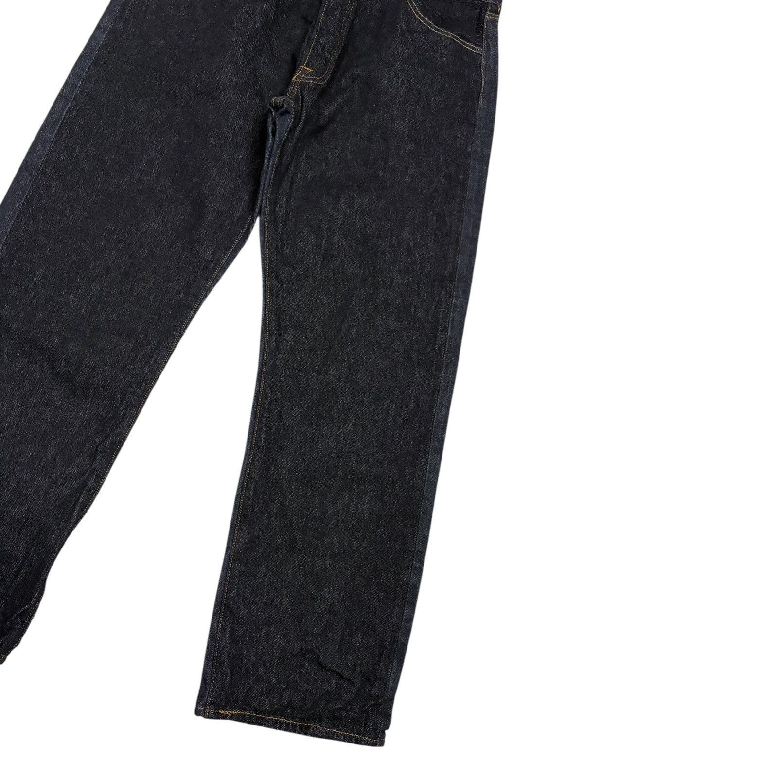 Levi's LEVIS 501 Black Denim Casual Button-Fly Straight Jeans 38x32 Size US 38 / EU 54 - 5 Thumbnail
