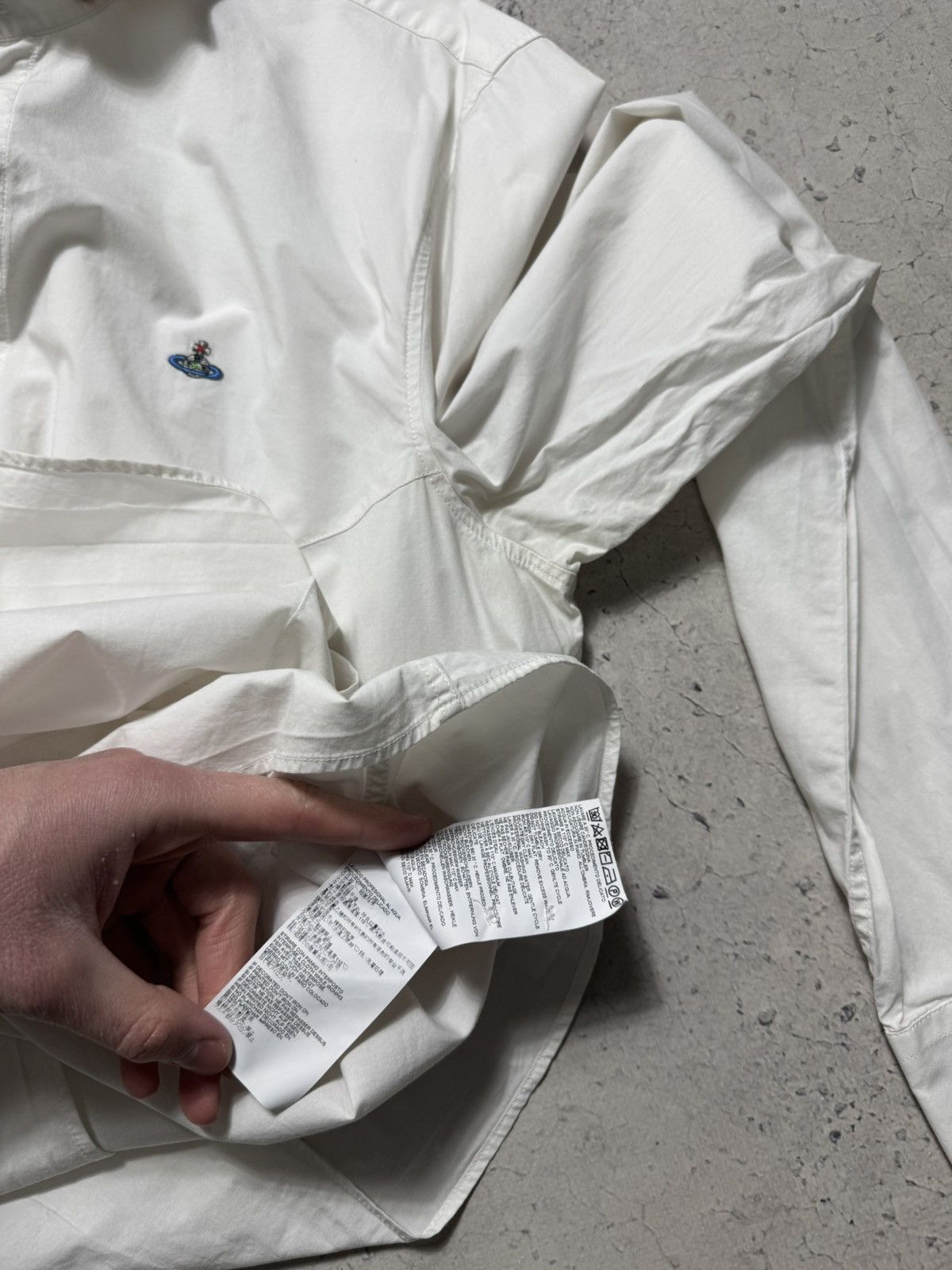 Vivienne Westwood Vivienne Westwood White Luxury Button Up Shirt Size 58 Size US XXL / EU 58 / 5 - 9 Thumbnail