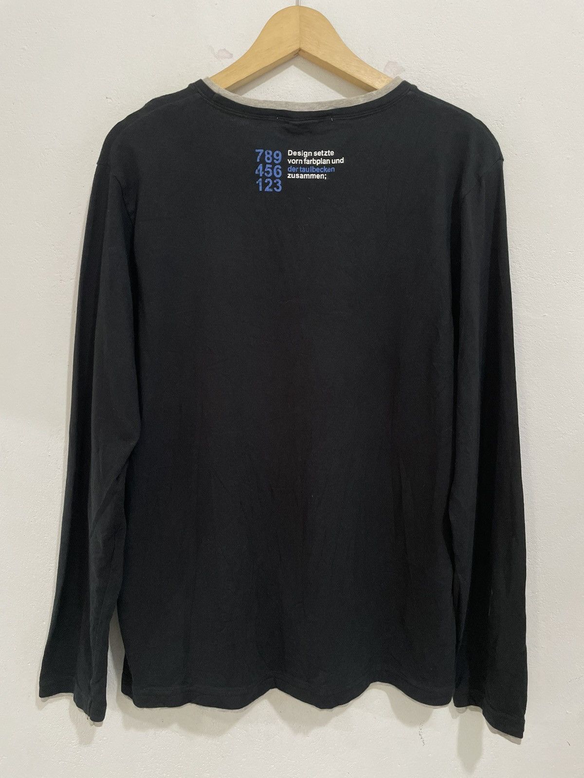 If Six Was Nine Japanese poem Double layer longsleeve Gothic rock Size US M / EU 48-50 / 2 - 3 Thumbnail