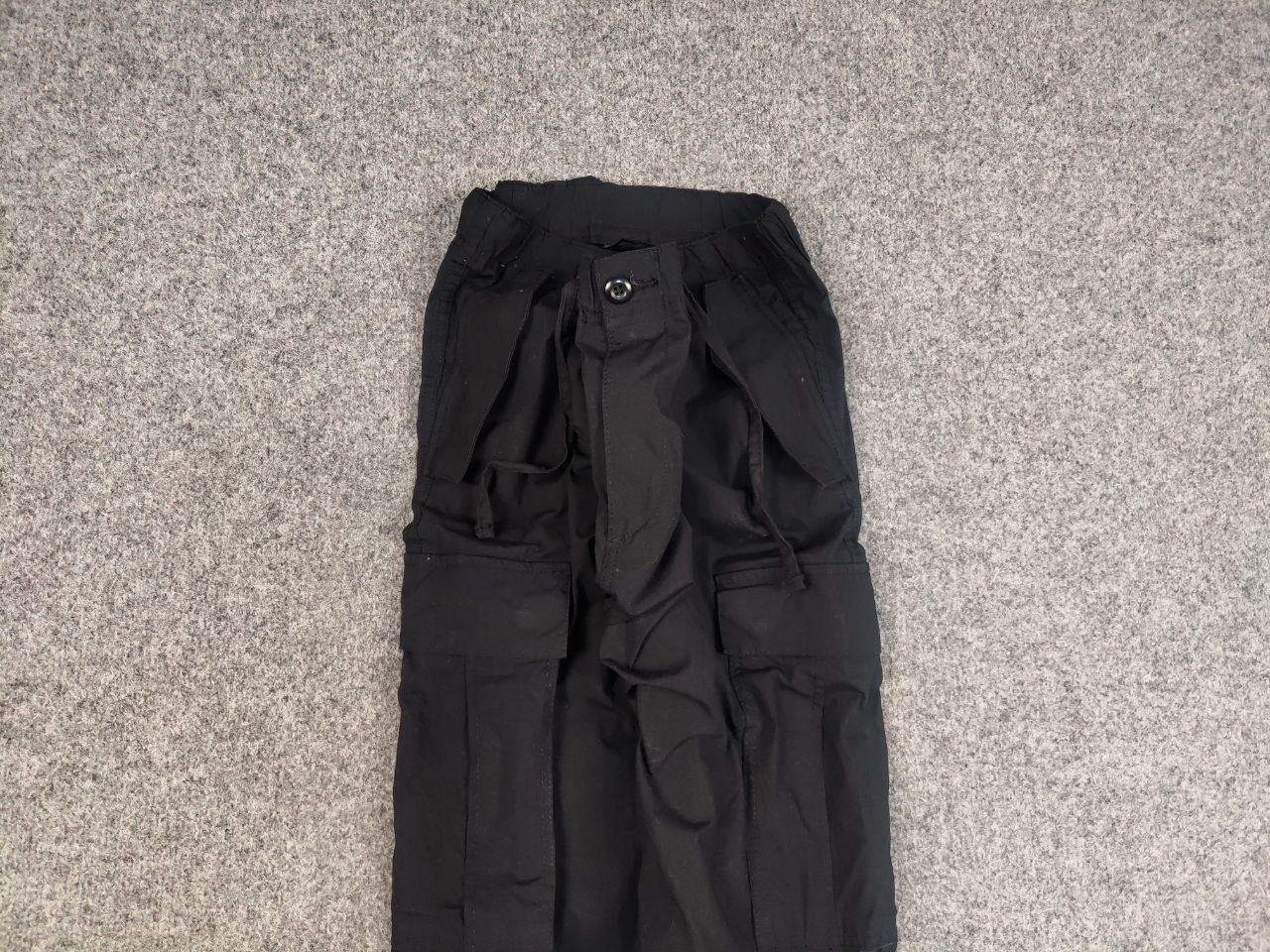 Japanese Brand Perfect black Ripstop Cargo Pants Regular Fit Vintage Style Size US 36 / EU 52 - 4 Thumbnail