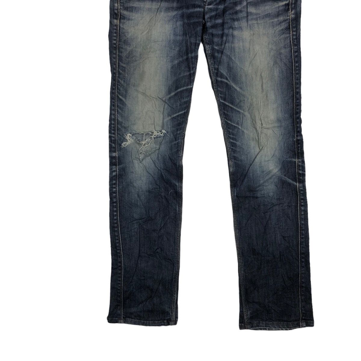 Issey Miyake 🔥RARE DISTRESSED DENIM JEANS NICOLE CLUB ISSEY MIYAKE Size US 33 - 5 Thumbnail