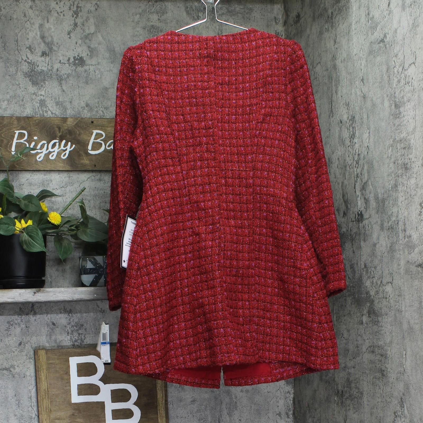 Other Nwt City Studios Tweed Mini Dress 1921yt1bt1 Red Lilac 9/10 Size M / US 6-8 / IT 42-44 - 2 Thumbnail