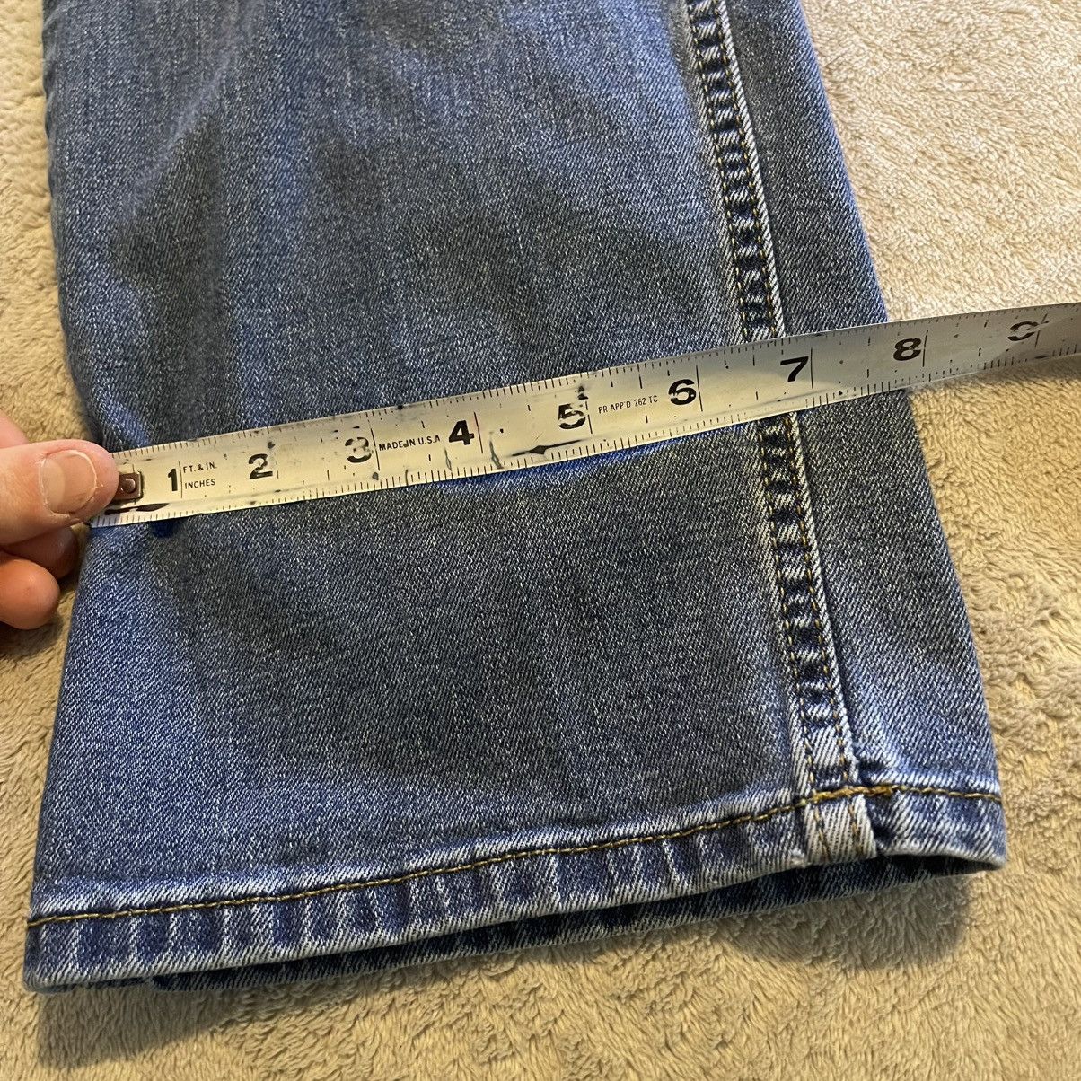 Wrangler Vintage Wrangler Athletic Fit Blue Denim Jeans Mens 38x30 Size US 38 / EU 54 - 10 Thumbnail