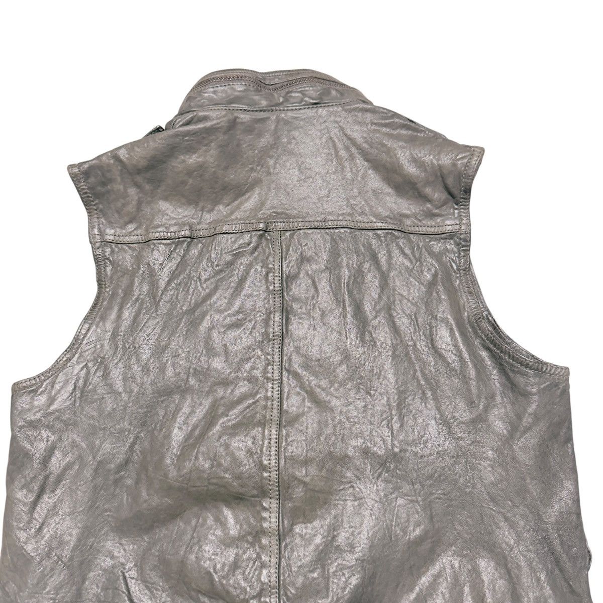 Elwood Elwood Biker Leather Vest Cargo Size M / US 6-8 / IT 42-44 - 8 Thumbnail