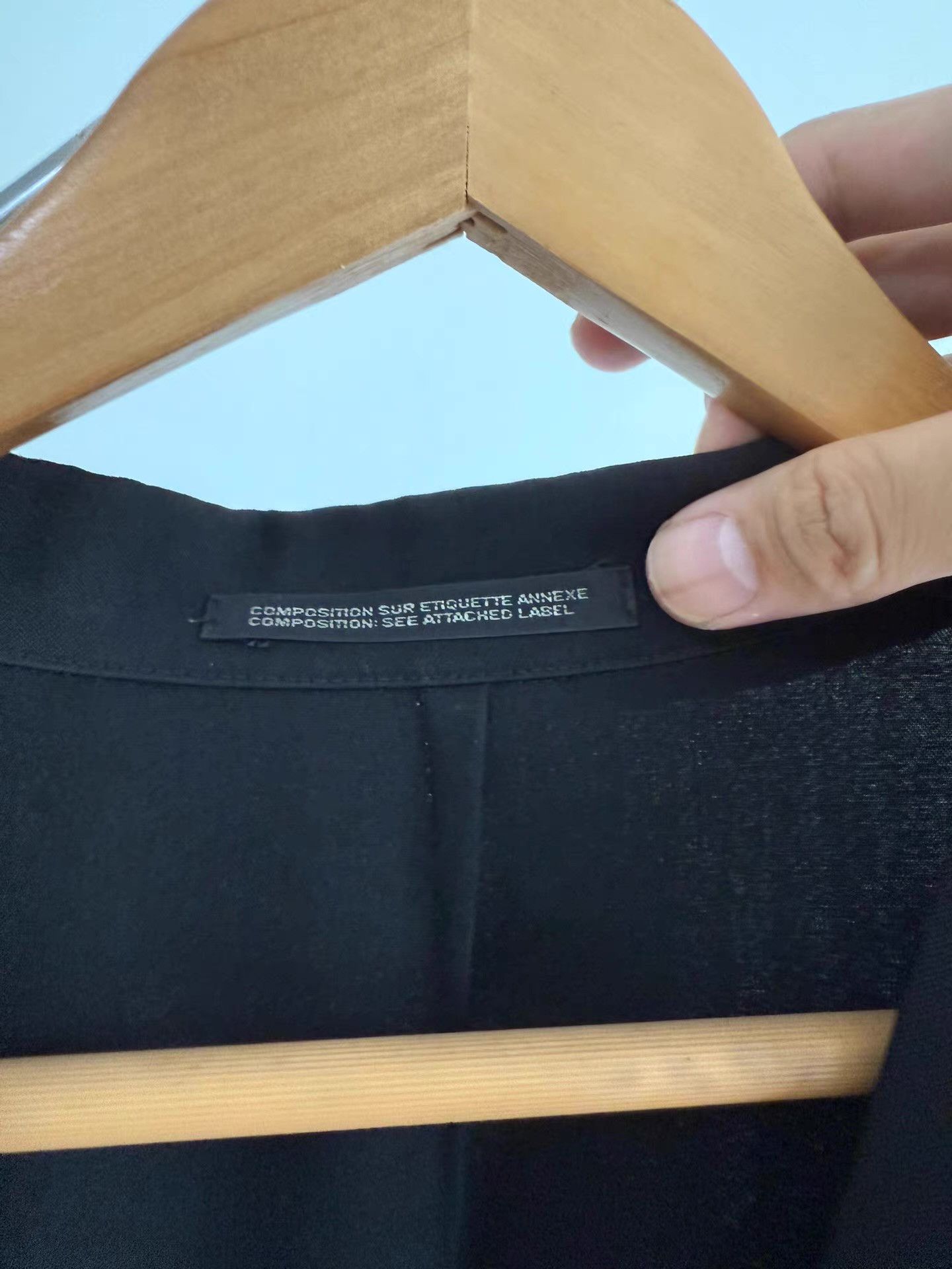 Yohji Yamamoto Yohji Yamamoto Noir Asymmetrical Blazer Q17 Size 50R - 6 Thumbnail