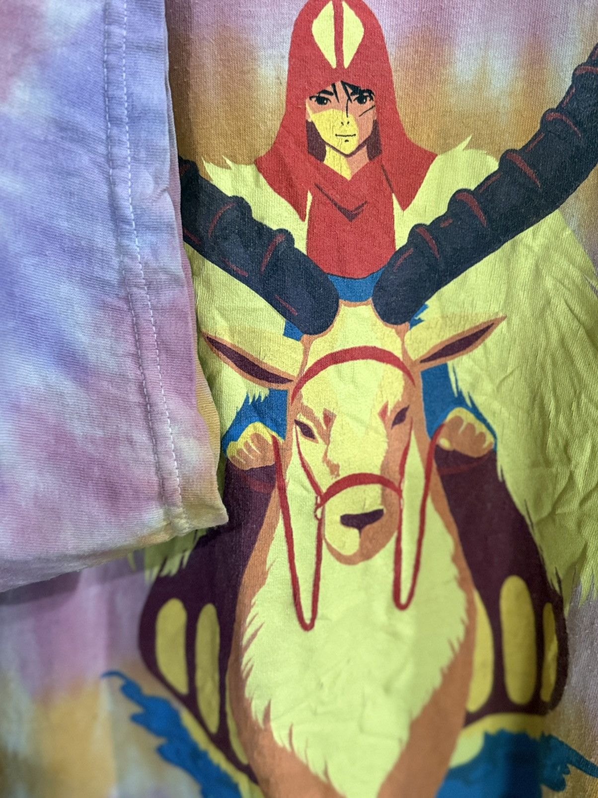 Other Rare Princess Mononoke Anime Japanese Bigsize Faded Tee Size US XXL / EU 58 / 5 - 5 Thumbnail