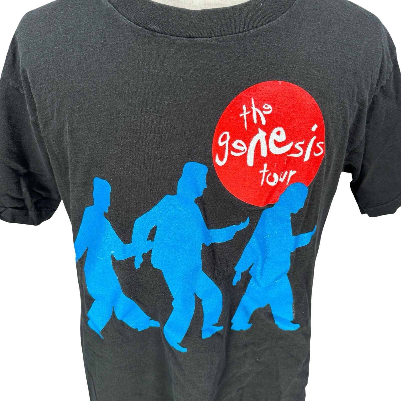 Giant Vintage Genesis 1992 Tour T-Shirt Men’s XL Black Blue Size US XL / EU 56 / 4 - 2 Thumbnail