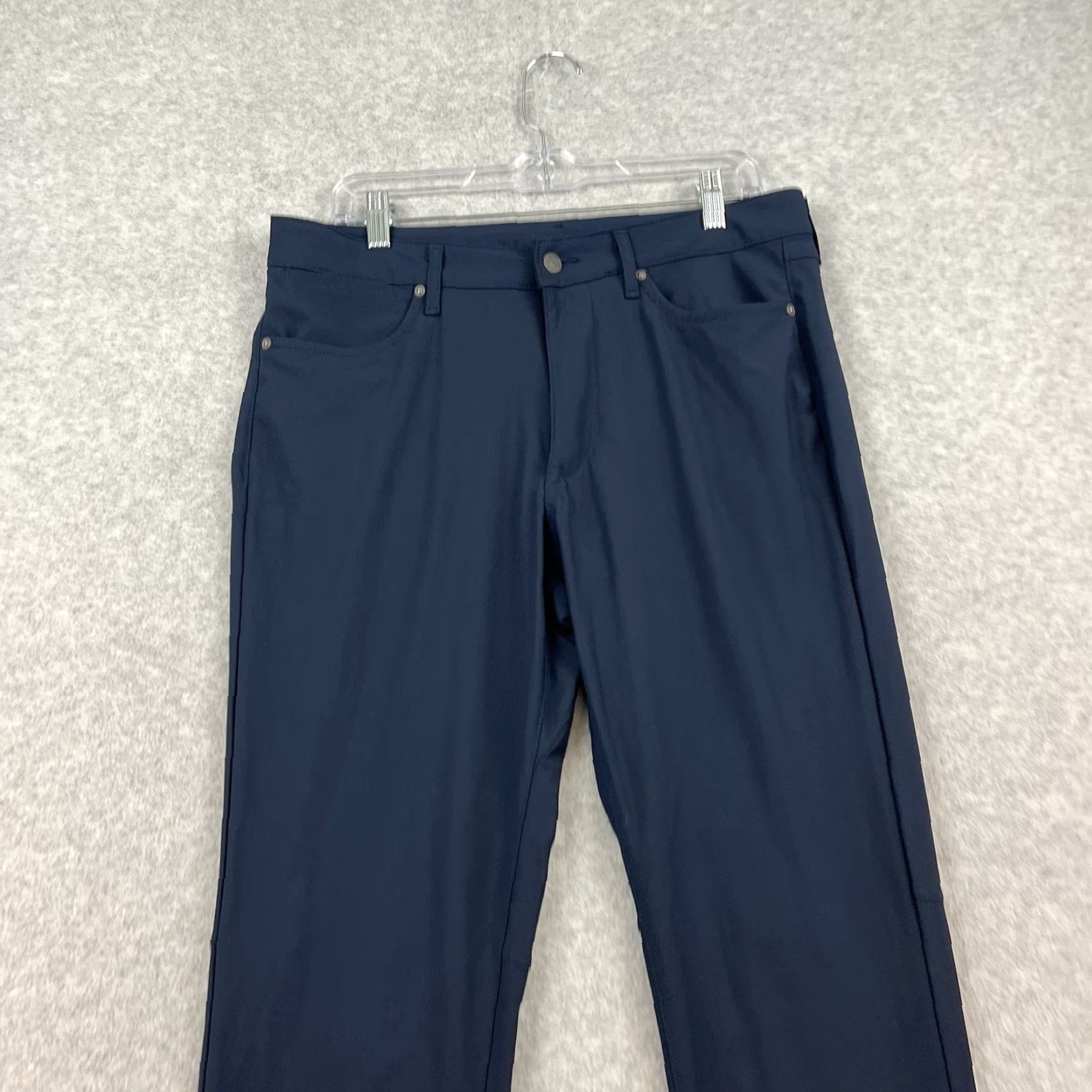 American Eagle Outfitters American Eagle Flex Men 33x30 Navy Atheltic Stretch Chino Pants Golf Work Size US 33 - 4 Thumbnail