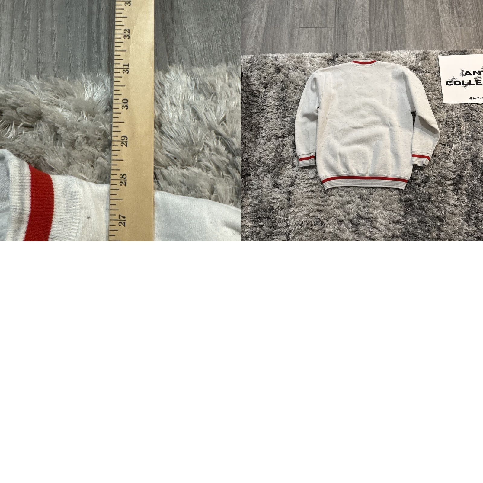 Vintage VINTAGE 90s Oneita L Schrader Bellows White Crewneck Sweatshirt AS-IS Men’s Large Stained Pullover Size US L / EU 52-54 / 3 - 8 Thumbnail