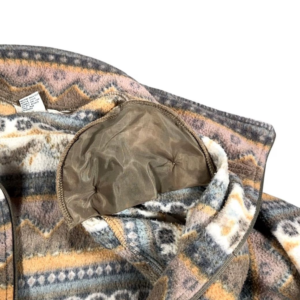 Haband VINTAGE Haband Southwest Jacket Womens XL Brown Orange Fleece Aztec 90s Size XL / US 12-14 / IT 48-50 - 5 Thumbnail