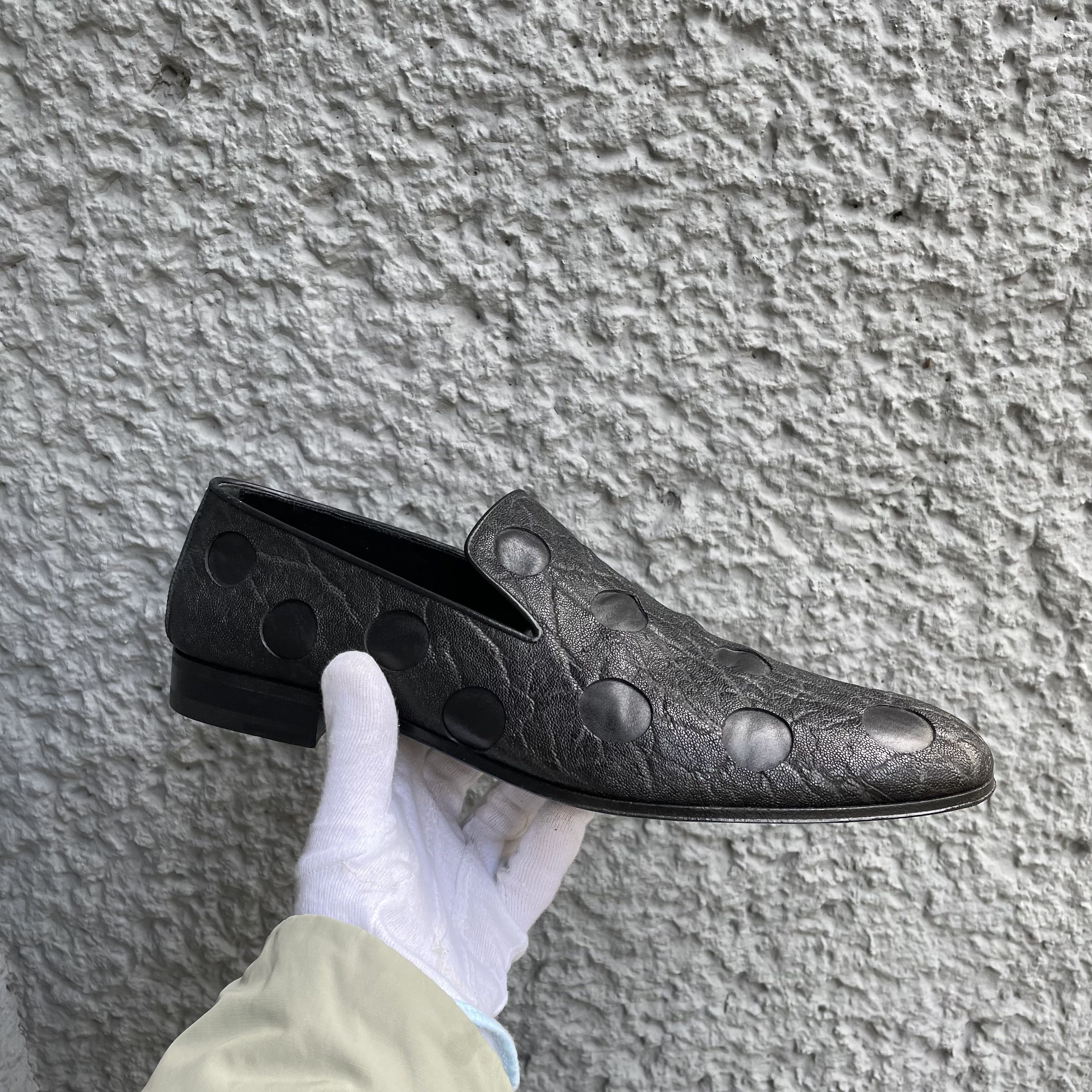 Yves Saint Laurent Yves Saint Laurent by Tom Ford Black Exotic Leather Loafers Size US 11 / EU 44 - 1 Thumbnail