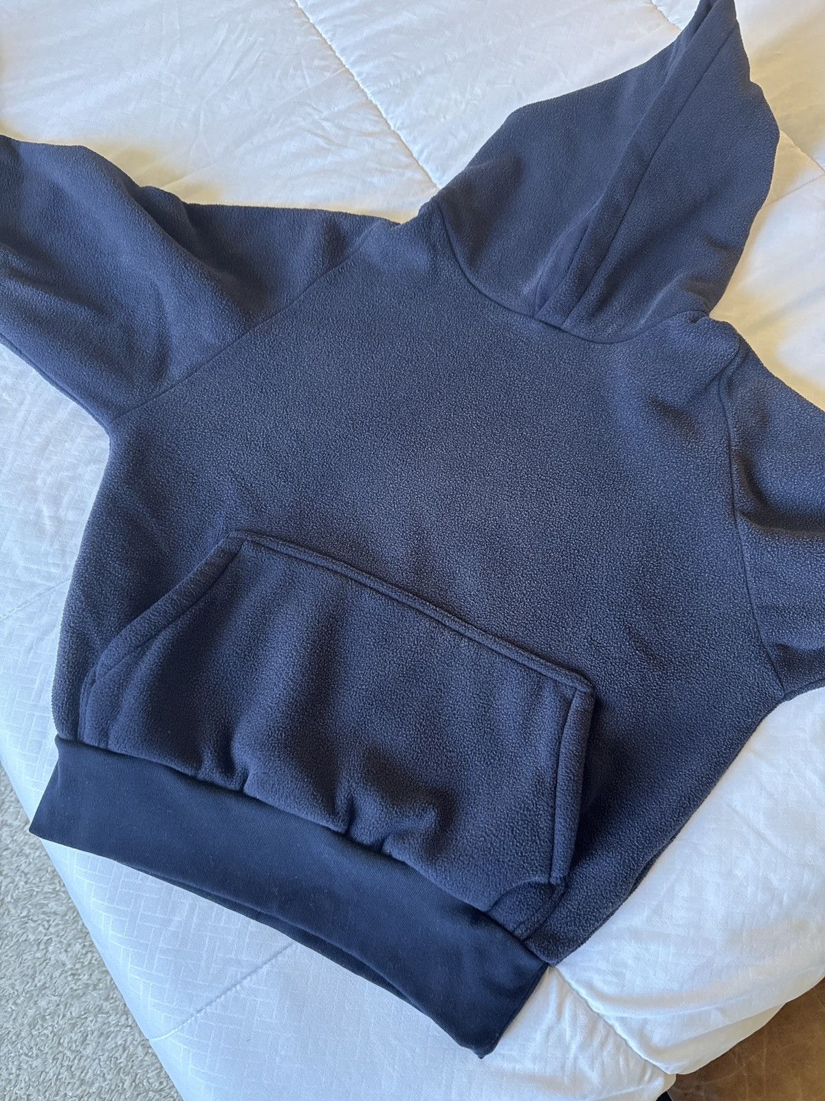 Gap × Yeezy Yeezy GAP polar fleece navy hoodie | Grailed