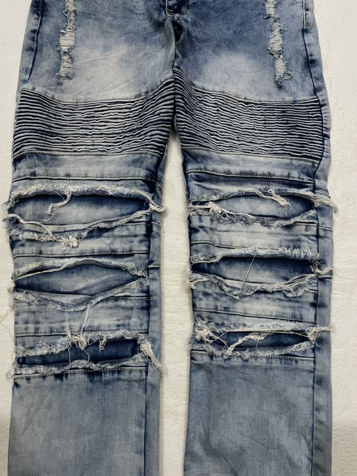 Japanese Brand Vintage One Culture Distressed Mudwash Faded Denim Jeans Size US 32 / EU 48 - 7 Thumbnail
