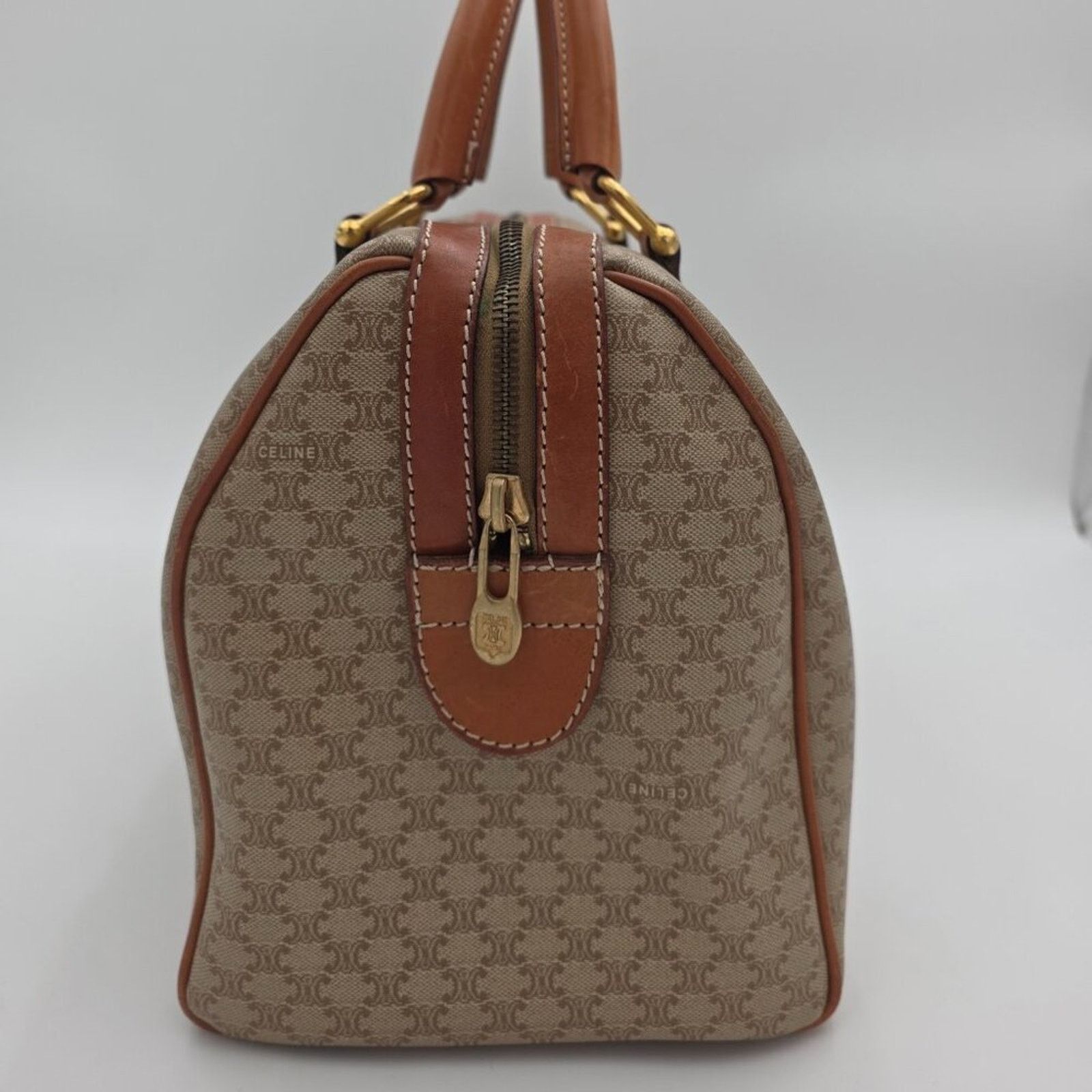 Celine Vintage Macadam Celine Boston Bag Size ONE SIZE - 4 Thumbnail