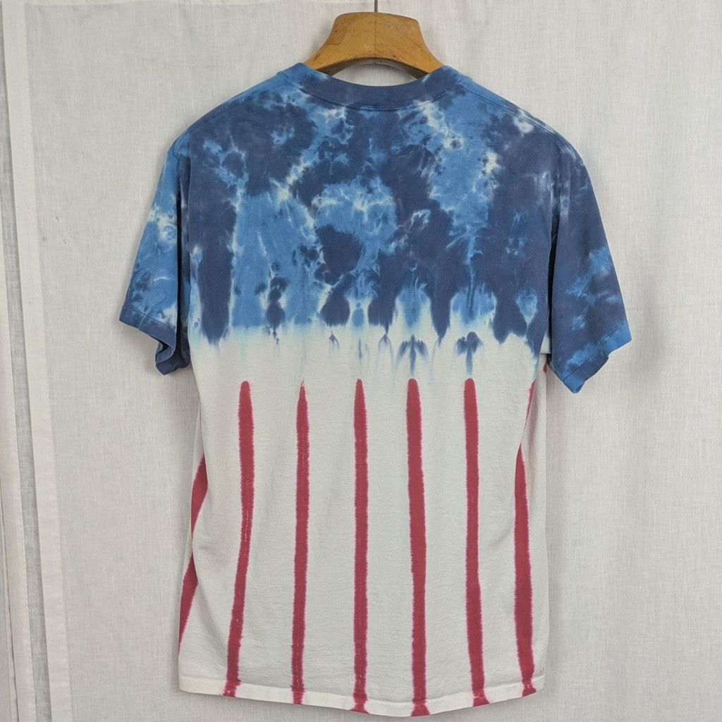 Anvil 1998 75th Laconia Bike Week American Tie-Dye T Shirt XL Size US XL / EU 56 / 4 - 4 Thumbnail