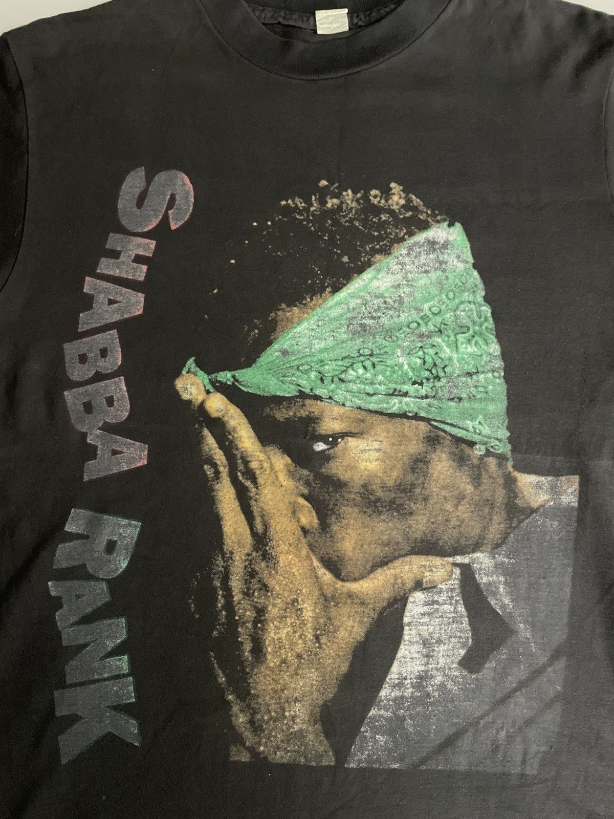 Rap Tees Rare Vintage Shabba Ranks Rap tee WuTang Snoop Dogg Gza Size US XL / EU 56 / 4 - 1 Thumbnail