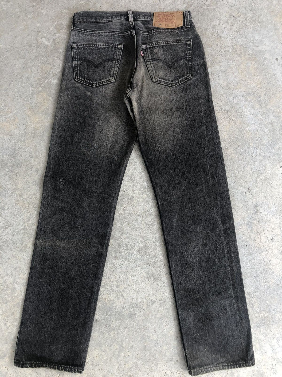 If Six Was Nine Vintage 90’s Levi’s 501 Distressed Denim Size US 32 / EU 48 - 2 Thumbnail