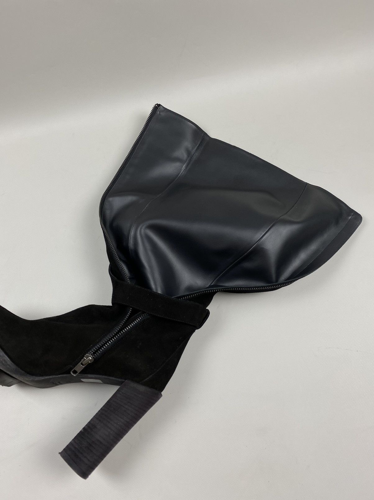 Ann Demeulemeester Ann Demeulemeester heeled over the knee suede boots shoes Size US 9 / IT 39 - 18 Thumbnail