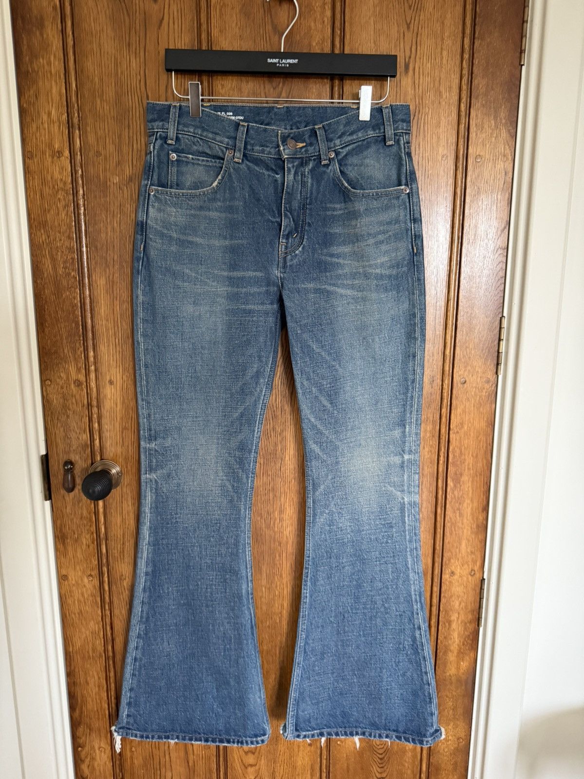 Celine SS24 Grail Celine Marco Union wash Kendrick flares jeans Size US 27 - 4 Thumbnail
