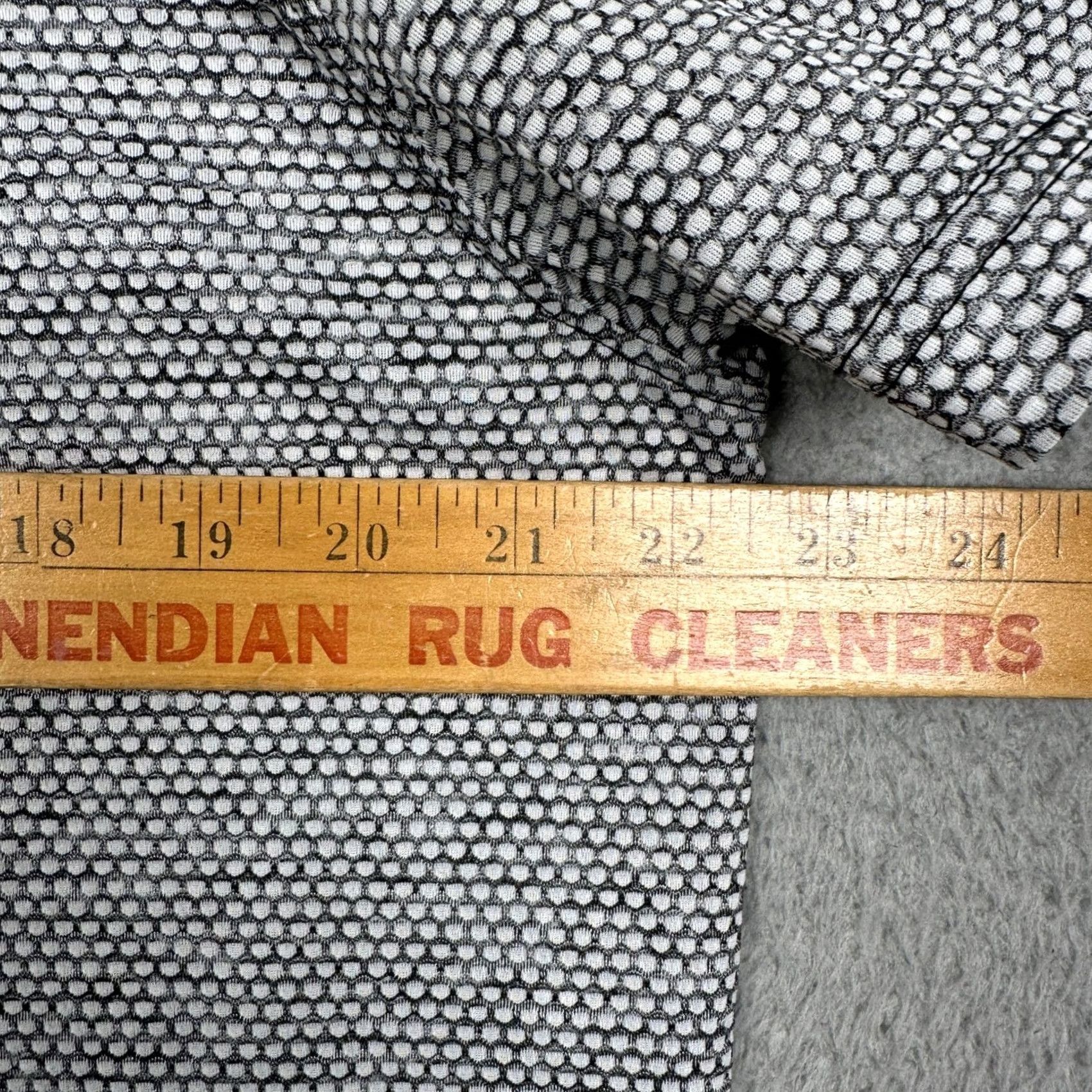 Vintage Extracurricular Polo Shirt Men L Gray White Golf Rugby Honeycomb Stretch EUC Size US L / EU 52-54 / 3 - 7 Thumbnail