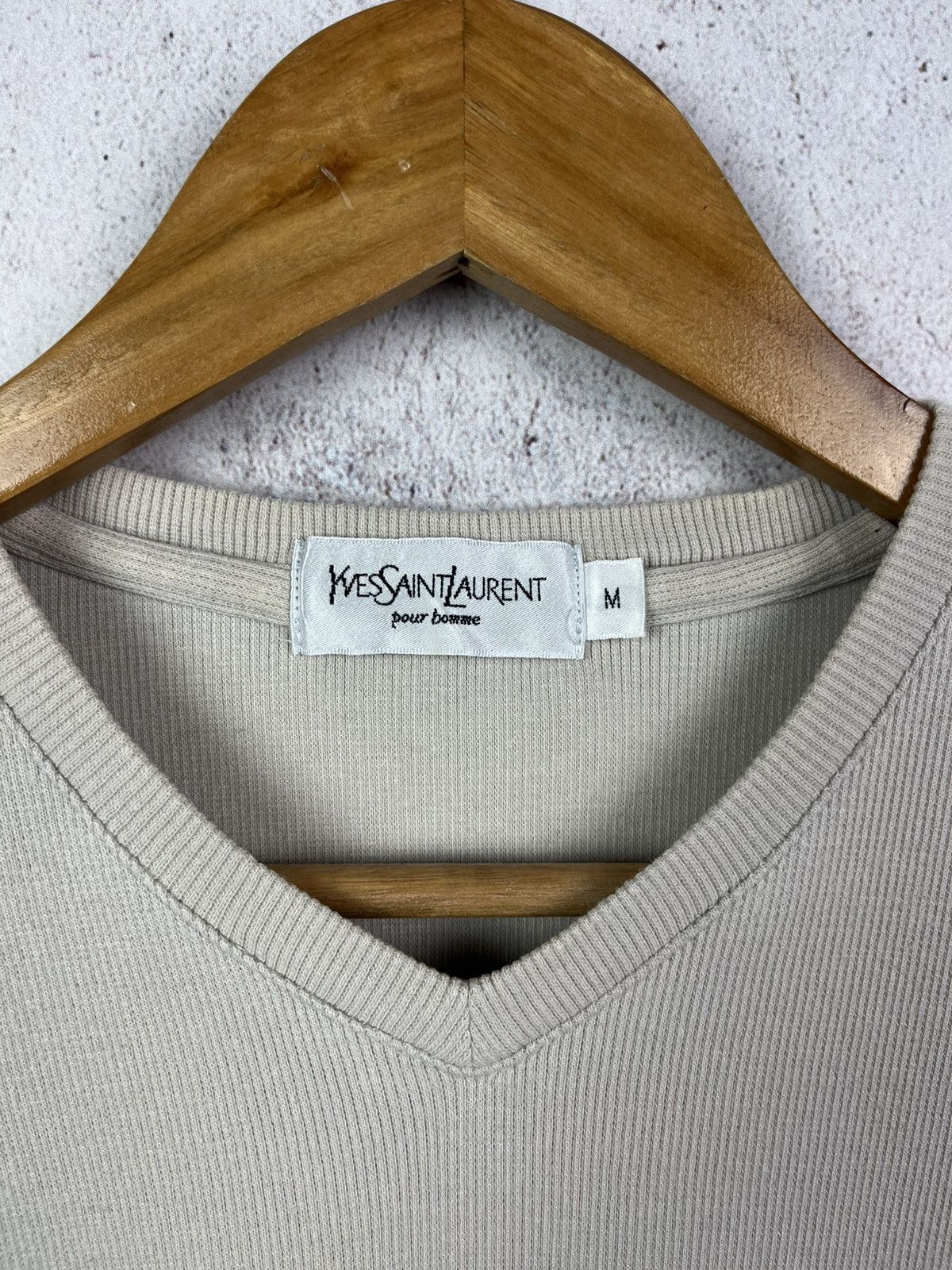 Yves Saint Laurent Vintage 90s YSL Yves Saint Laurent Pour Homme T-Shirt Rare Size US M / EU 48-50 / 2 - 7 Thumbnail