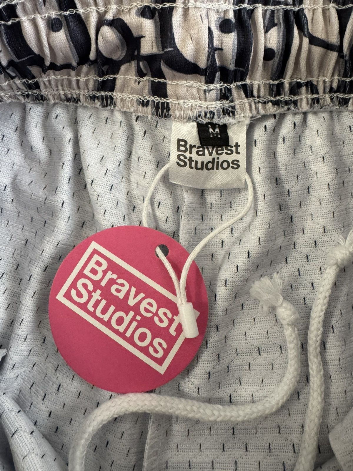 Bravest Studios Bravest Studios Dior Oblique Mesh Shorts Navy Medium) Size US 32 / EU 48 - 4 Thumbnail