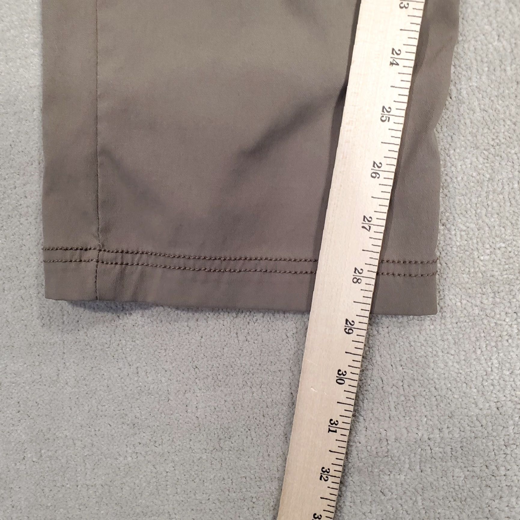 Prana PrAna Pants Mens 32x29 Green Slim Chino Straight Front Flat Front Nylon Spandex Pockets Casual Outdoor Hiking M4BN30312 Size US 31 - 6 Thumbnail