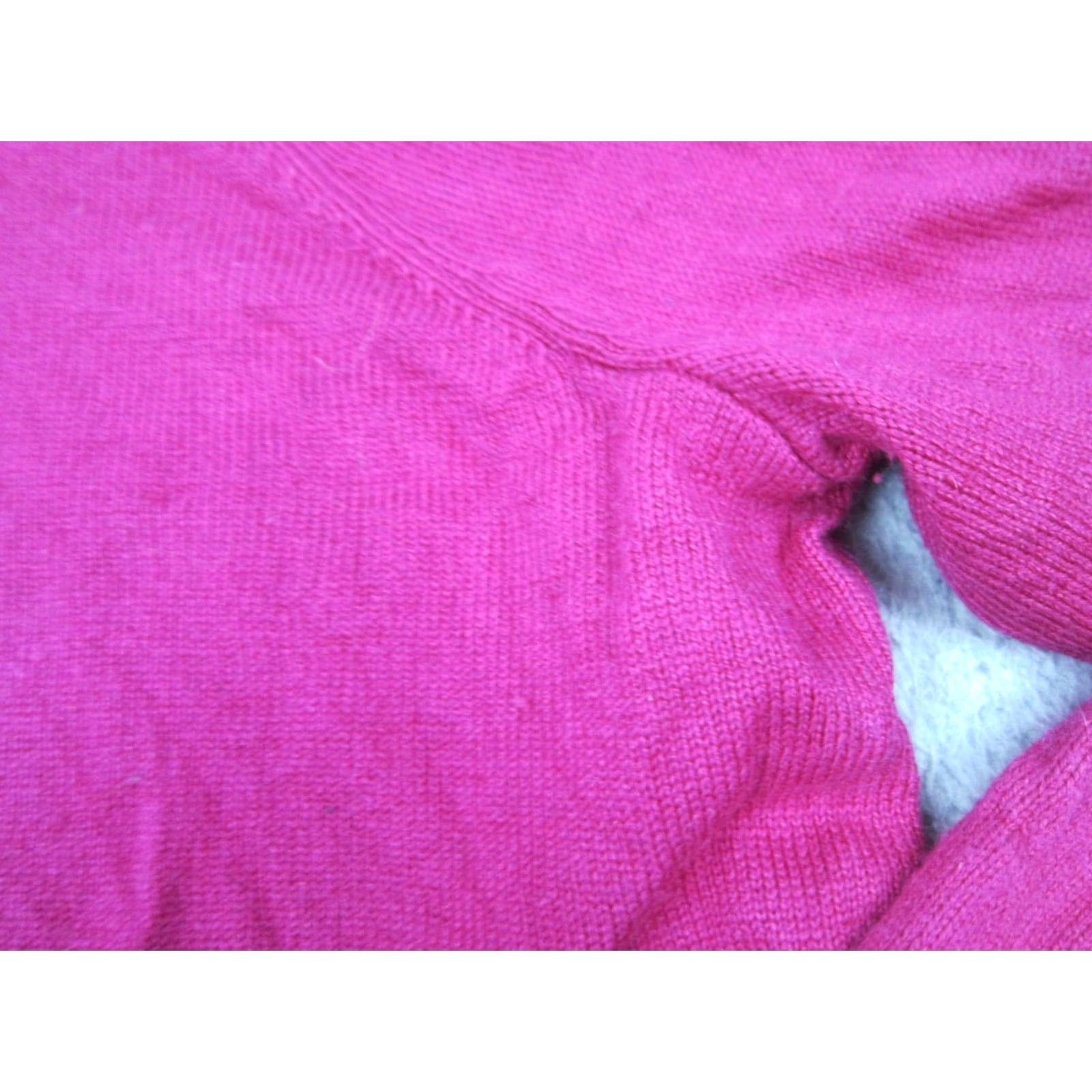 Ralph Lauren Ralph Lauren Sweater Womens Plus 2X Pink Silk Cashmere Shawl Neck Classic LRL 90s Size XXL / US 16-18 / IT 52-54 - 5 Thumbnail