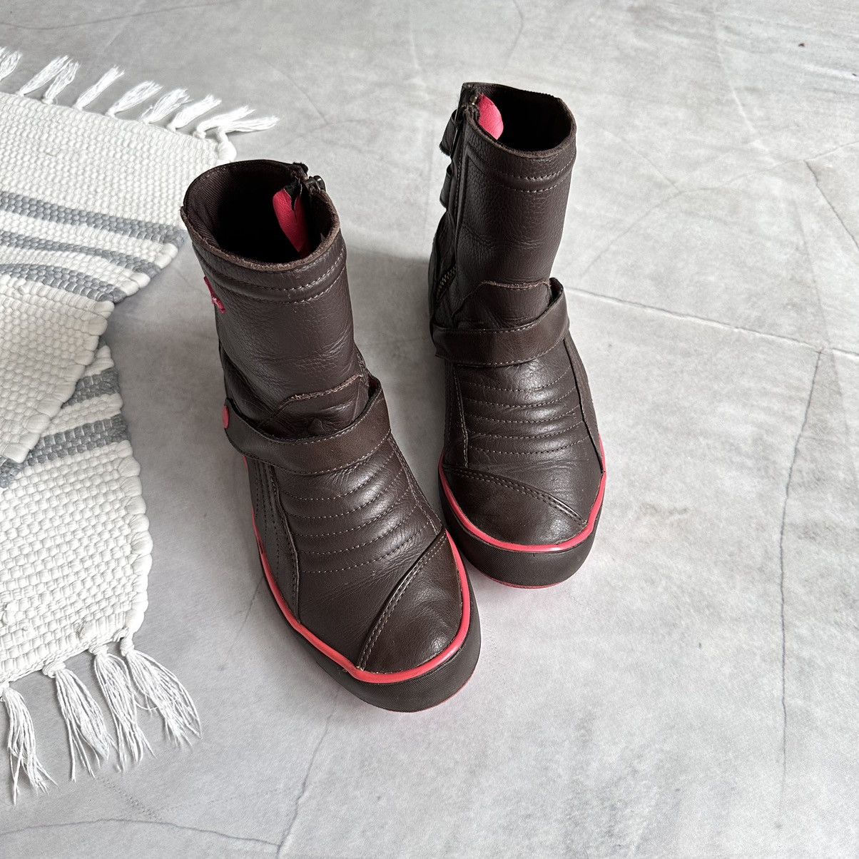 Jil Sander × Puma 00s Puma Boxing Biker Racing Moto Boots Shoes McQueen Vibe Size US 7.5 / IT 37.5 - 4 Thumbnail