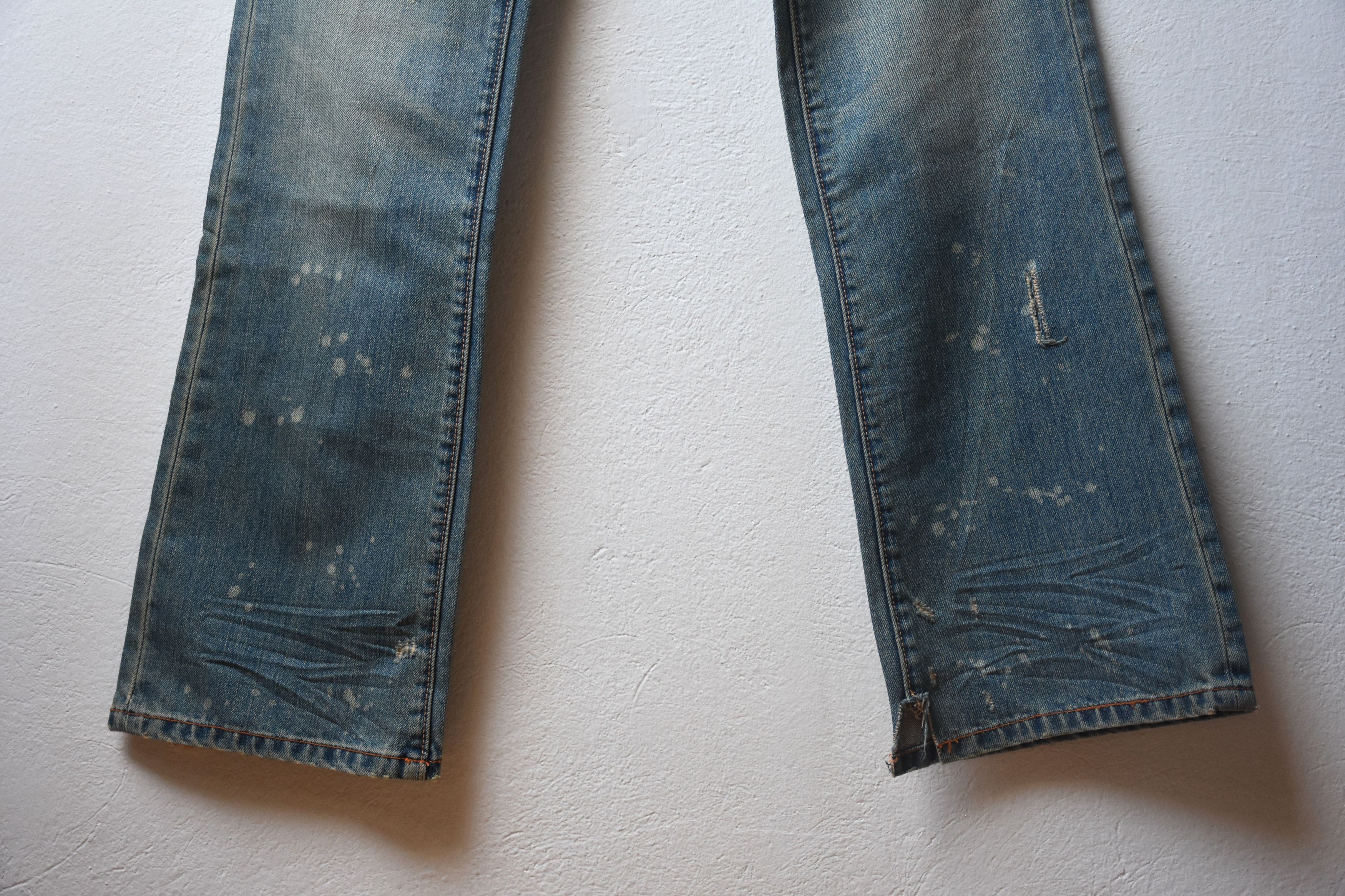 Ed Hardy × Vintage × Von Dutch y2k Vintage summer pink glitter skull denim jeans pants Size 28" / US 6 / IT 42 - 3 Thumbnail