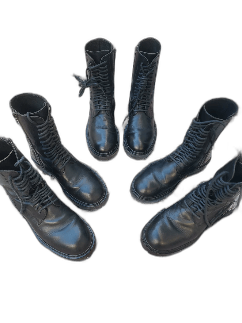 Ann Demeulemeester Ann Demeulemeester Women's Lace-Up Boots Size US 7 / IT 37 - 1 Thumbnail