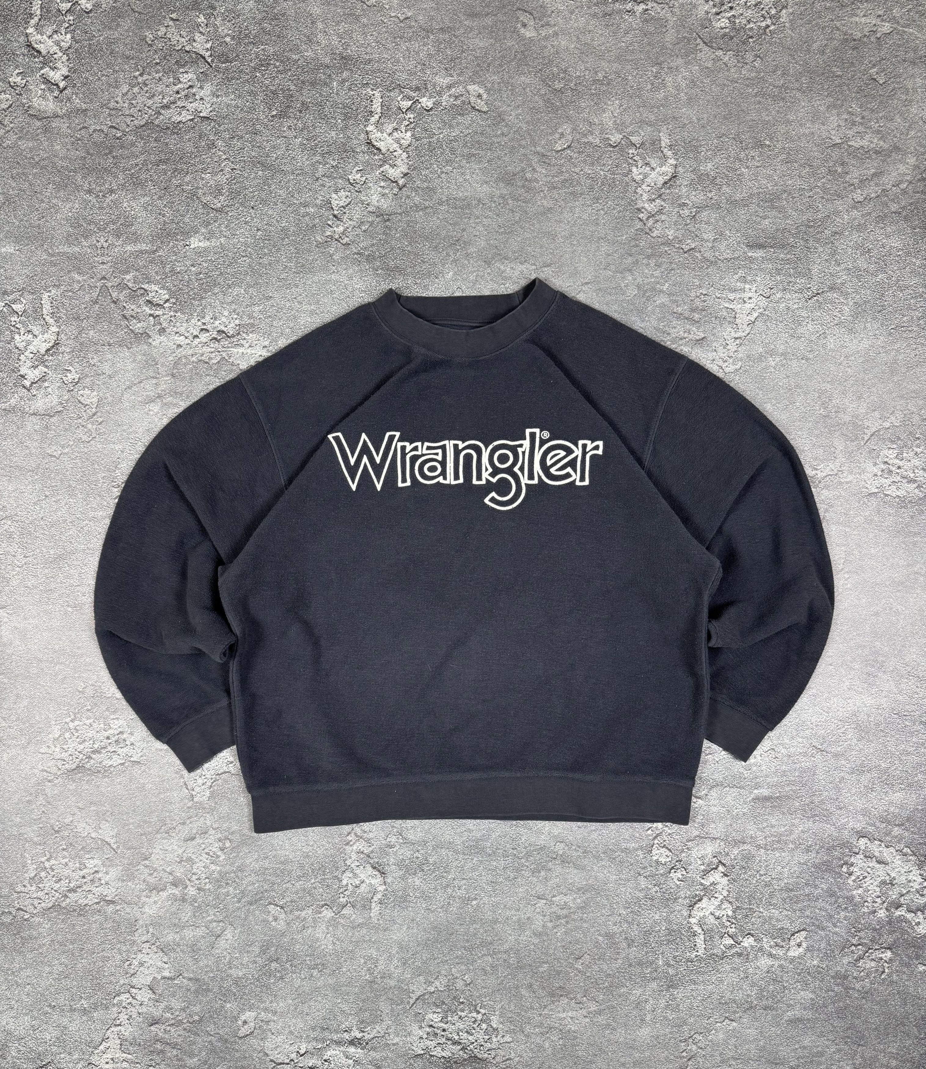 If Six Was Nine Wrangler Fleece Sweatshirt Streetwear Size L Y2K Retro Size US L / EU 52-54 / 3 - 1 Thumbnail
