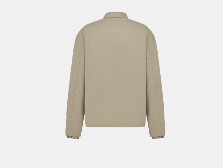 Dior o1w1db10225 483D485AY5 Coach Jacket in Beige & White Size US M / EU 48-50 / 2 - 2 Thumbnail