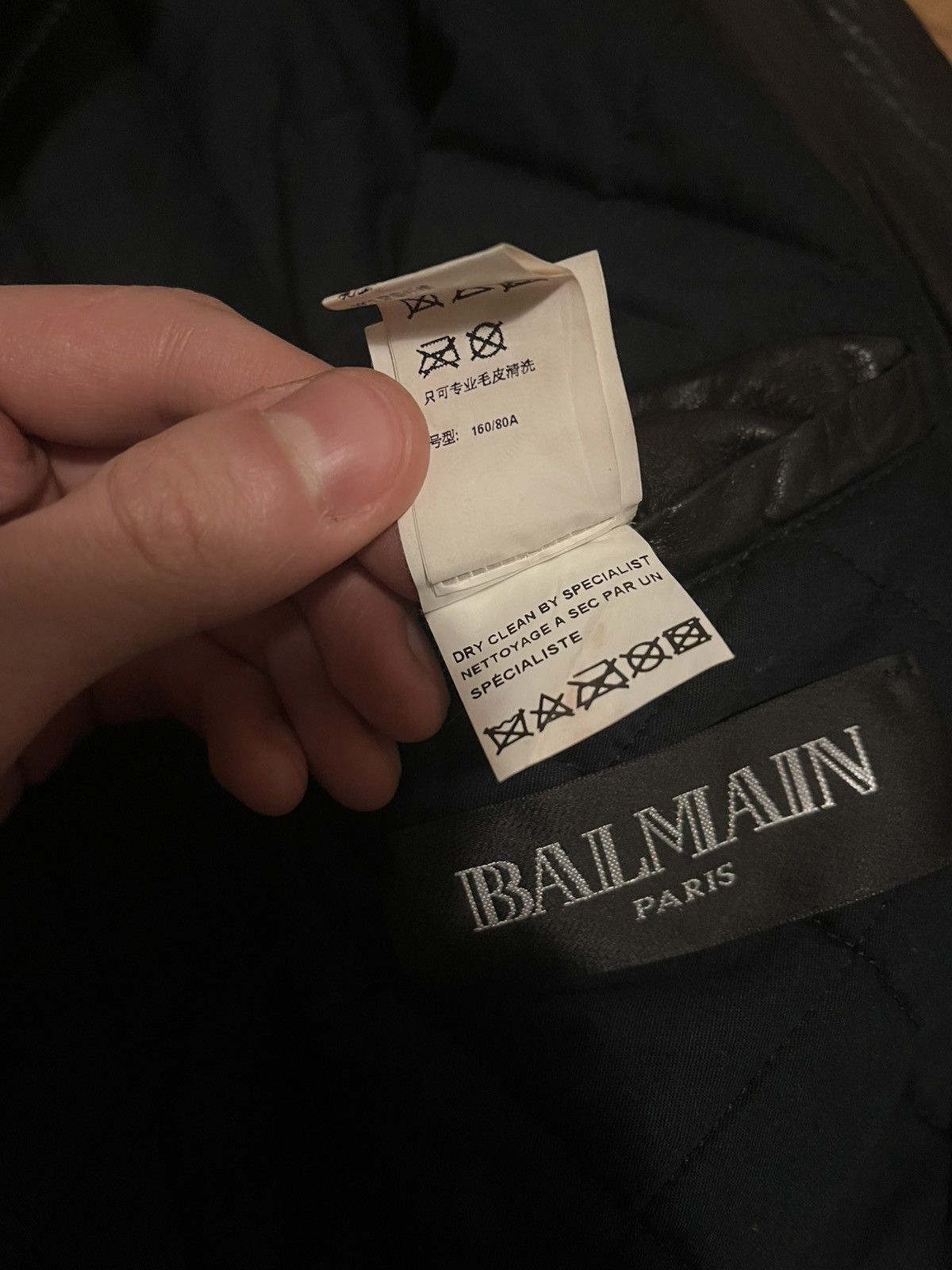 Balmain BALMAIN AW 2012 "MIDNIGHT BLUE" CALF SKIN/HAIR JACKET Size US S / EU 44-46 / 1 - 14 Thumbnail